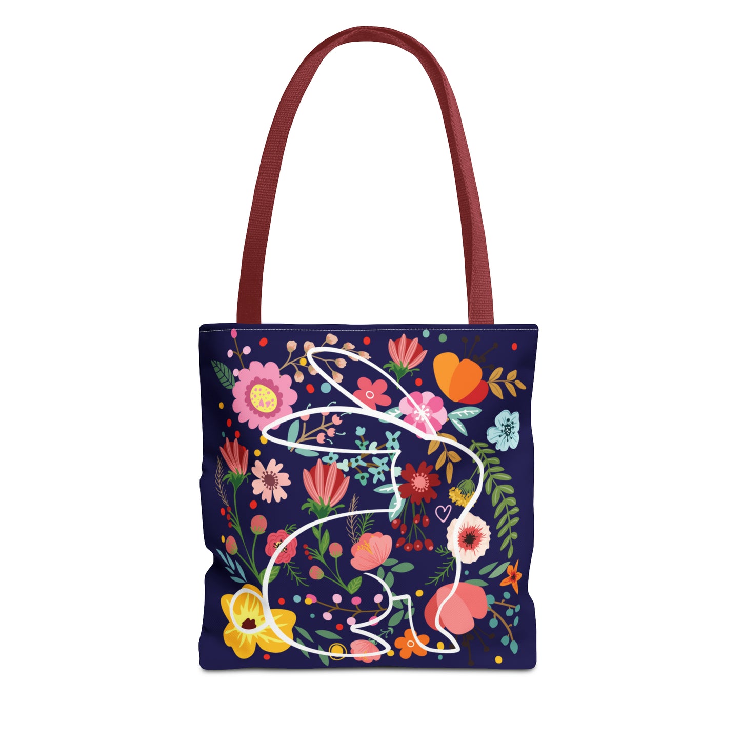 Bunny Blossom Tote Bag