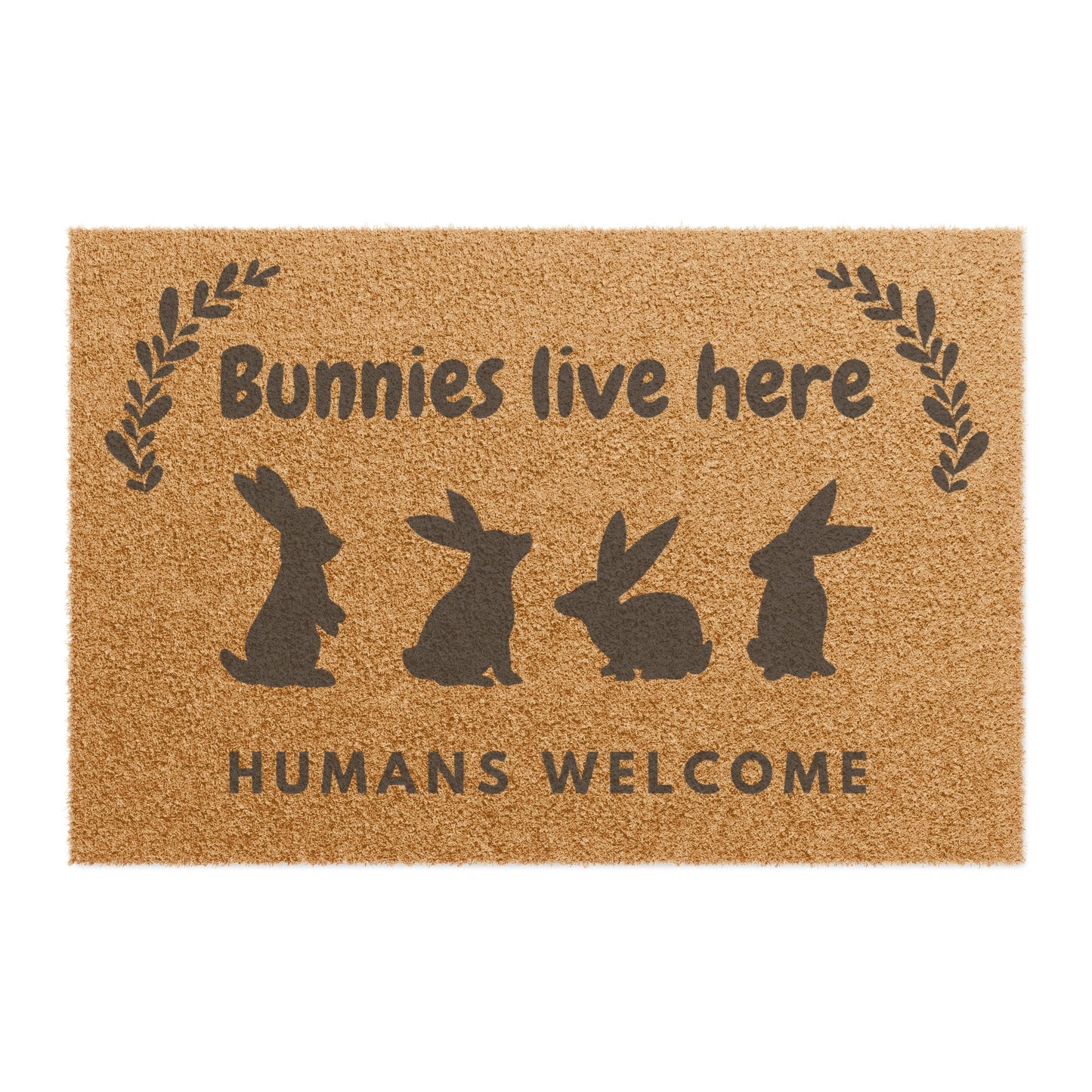 Bunnies live Here Doormat