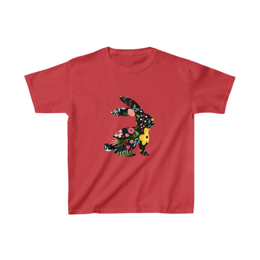 Flower Bunny Kids T Shirt