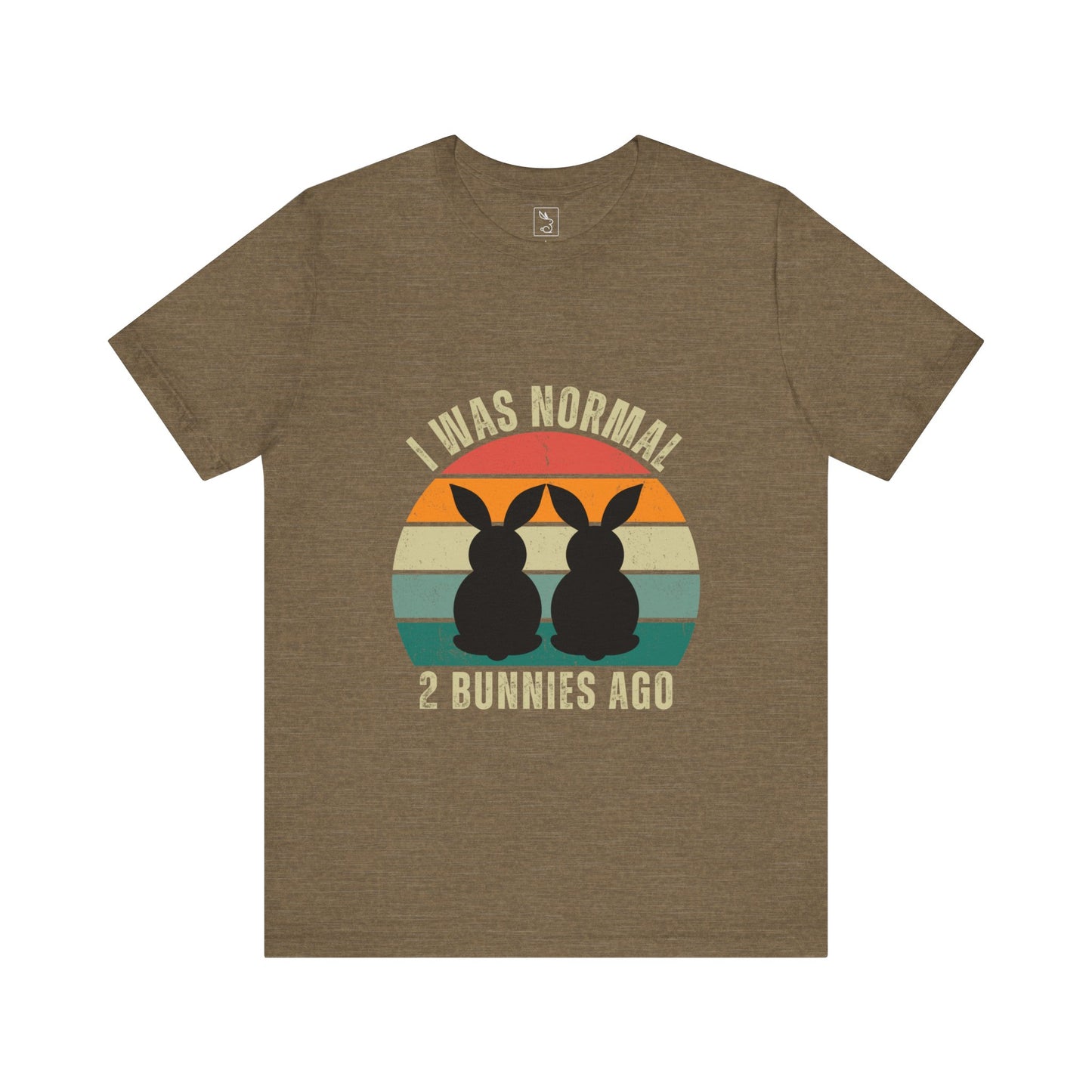 "I Was Normal 2 Bunnies Ago" Unisex T-shirt