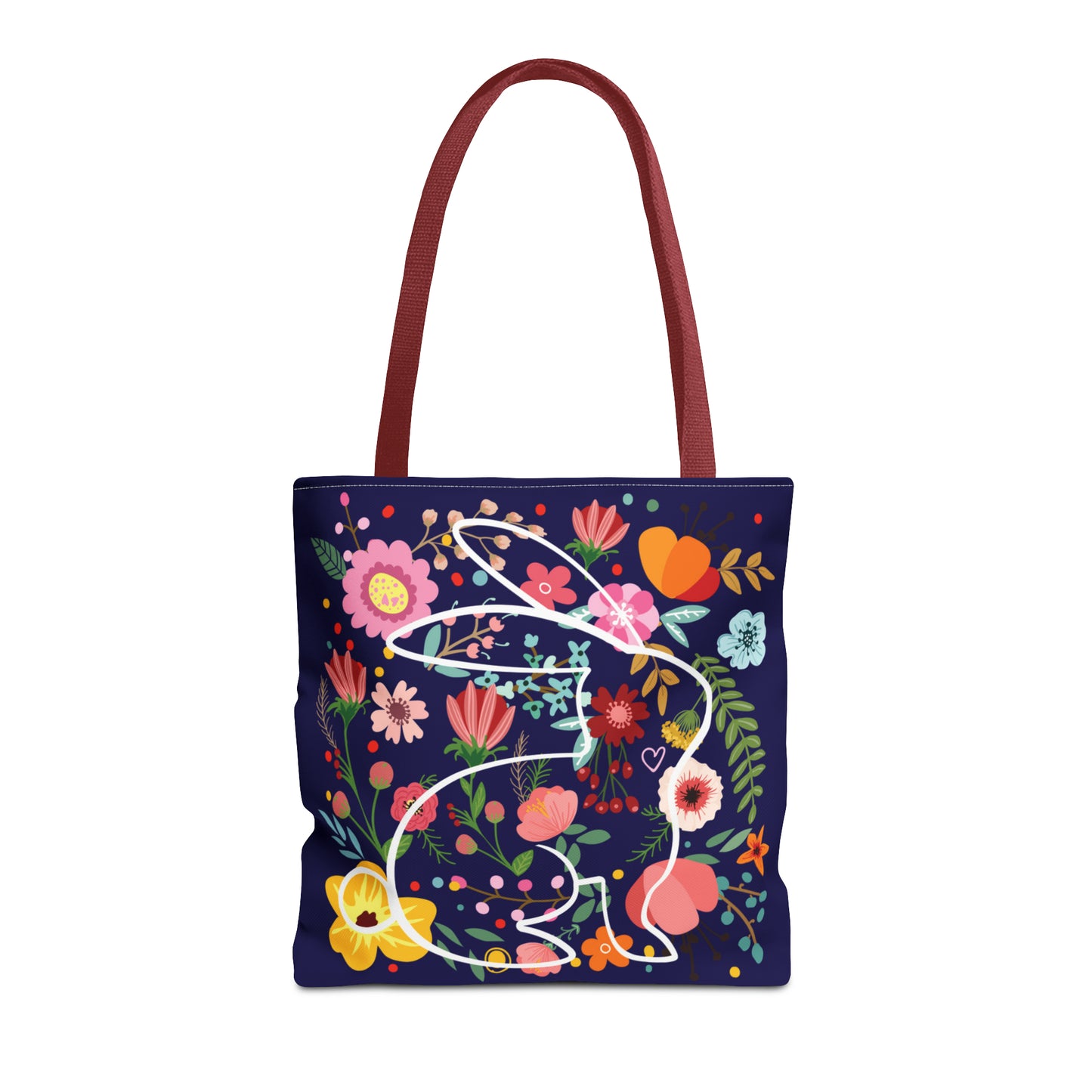 Bunny Blossom Tote Bag