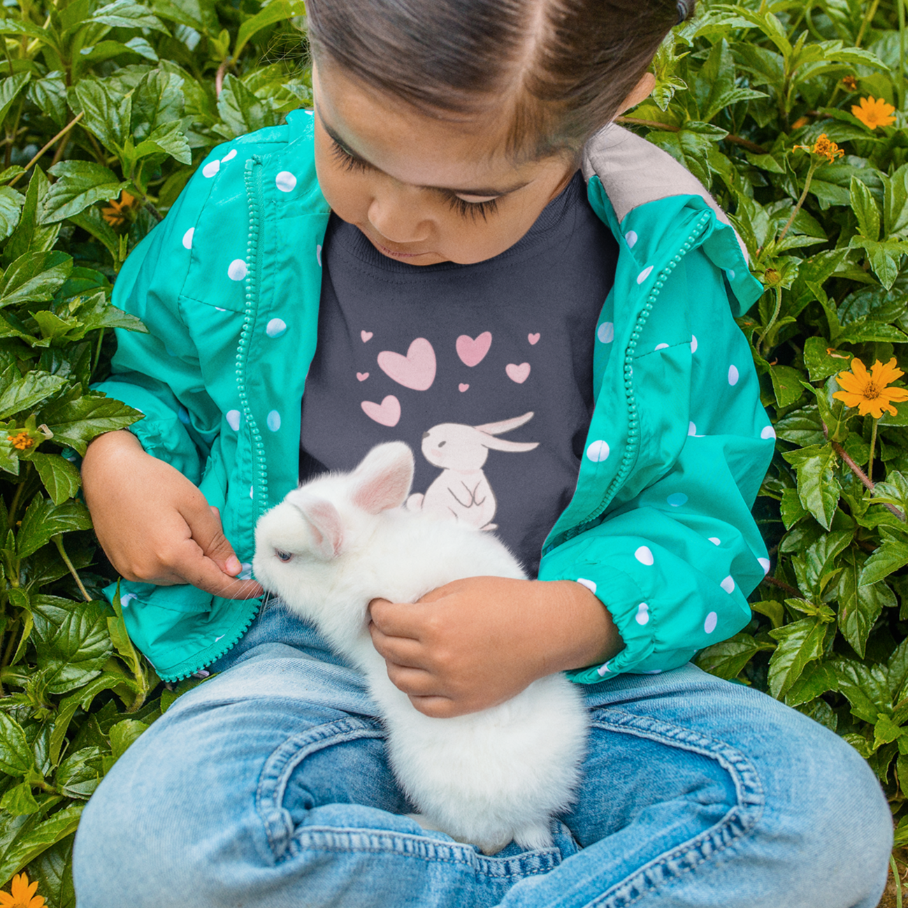 Bunny Kisses Kids T-shirt